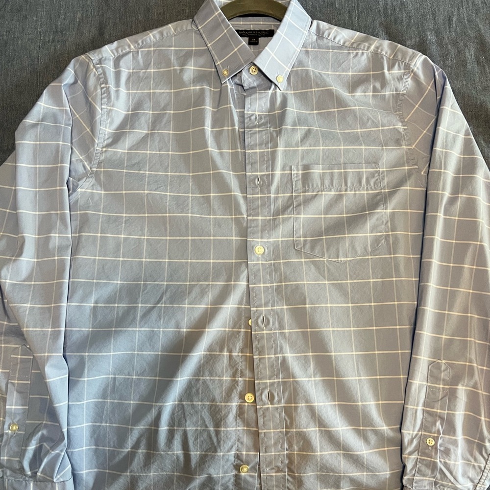 Banana Republic Slim Fit Flex Stretch Button Down